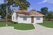 Traditional Style House Plan - 2 Beds 1 Baths 780 Sq/Ft Plan #1-114 