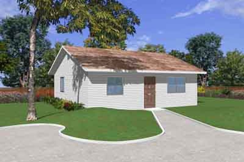 Traditional Style House Plan - 2 Beds 1 Baths 780 Sq/Ft Plan #1-114