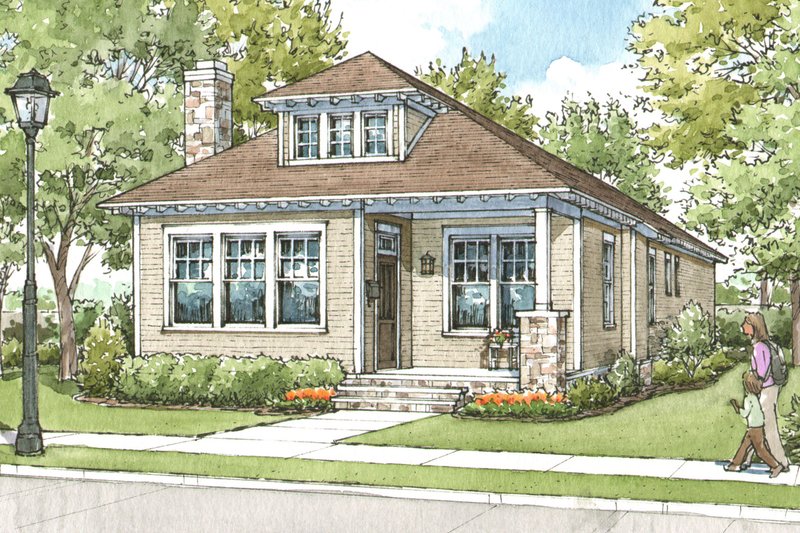 Bungalow Style House Plan 3 Beds 2 Baths 1421 Sq Ft Plan 900 7