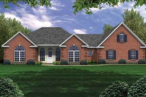 Traditional Exterior - Front Elevation Plan #21-134