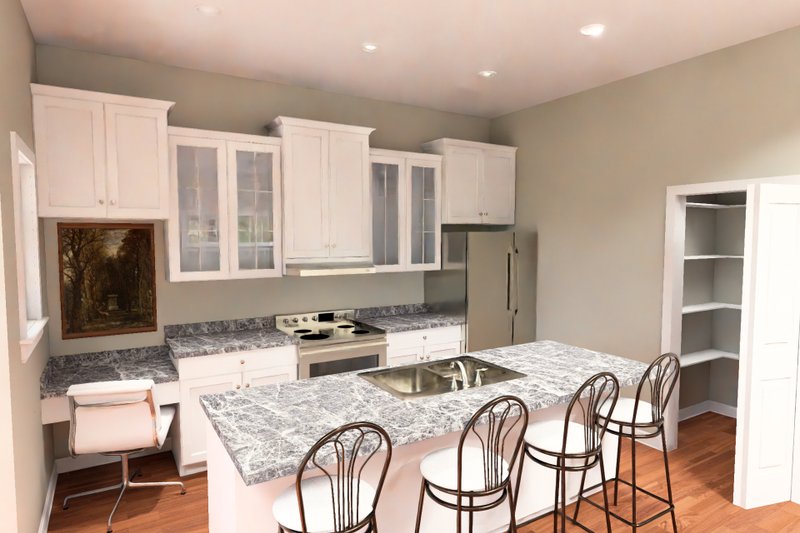 Architectural House Design - Interior - Kitchen 2 for Cottage House Plan #513-2457 - 3 bed, 2.5 bath