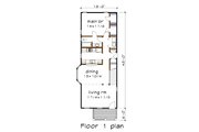 Cottage Style House Plan - 3 Beds 2 Baths 1412 Sq/Ft Plan #79-177 