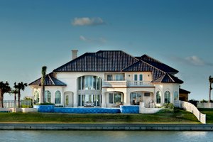 Exterior - Rear Elevation for Mediterranean House Plan #930-442 - 5 bed, 6 bath