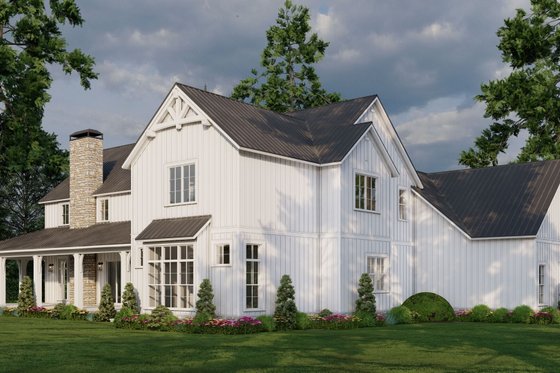 Exterior - Other Elevation 1 for Farmhouse House Plan #923-375 - 4 bed, 4.5 bath
