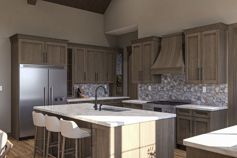 House Design - Interior - Kitchen 1 for Traditional House Plan #455-399 - 3 bed, 3 bath