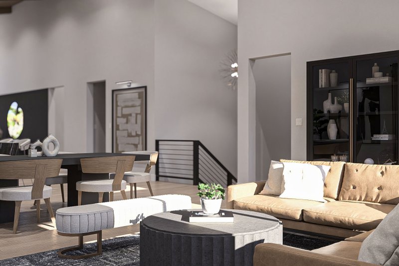 Architectural House Design - Interior - Family Room for Modern House Plan #455-560 - 3 bed, 2 bath