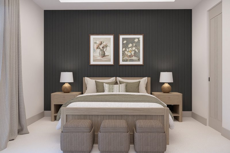 Architectural House Design - Interior - Master Bedroom for Barndominium House Plan #455-818 - 3 bed, 2.5 bath