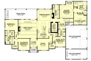 European Style House Plan - 4 Beds 3 Baths 3527 Sq/Ft Plan #430-128 