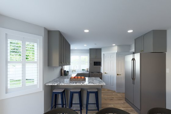 Interior - Kitchen for Traditional House Plan #1060-211 - 3 bed, 2.5 bath