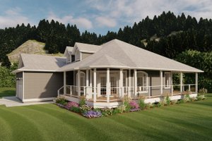 Exterior - Other Elevation for Craftsman House Plan #126-221 - 3 bed, 2 bath