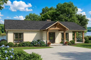 Traditional Exterior - Front Elevation Plan #17-2615