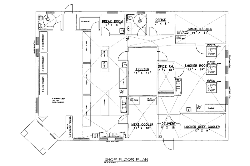 Dream House Plan - Floor Plan - Main Floor for Traditional House Plan #117-654, 0 bath