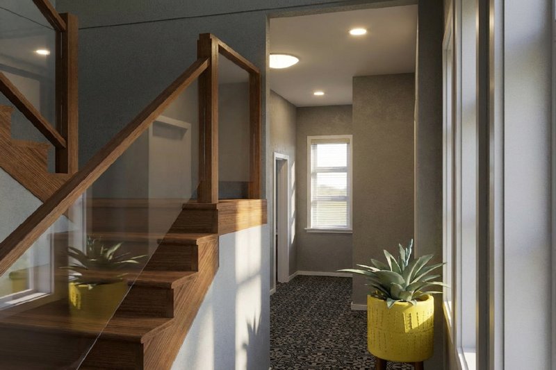 Dream House Plan - Interior - Entry 1 for Prairie House Plan #126-225 - 3 bed, 3 bath