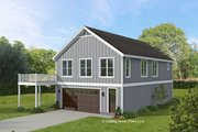 Southern Style House Plan - 3 Beds 2.5 Baths 1666 Sq/Ft Plan #932-901 