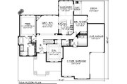 Ranch Style House Plan - 2 Beds 2.5 Baths 1945 Sq/Ft Plan #70-1039 