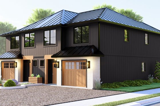 Exterior - Other Elevation 1 for Modern House Plan #1064-310 - 6 bed, 5 bath