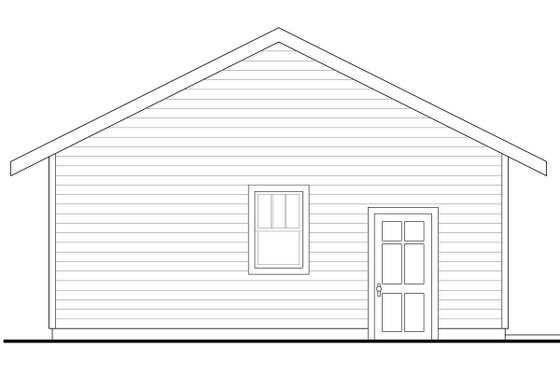 Exterior - Other Elevation for Traditional House Plan #124-943, 0 bath