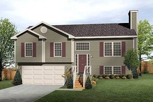 Traditional Exterior - Front Elevation Plan #22-537
