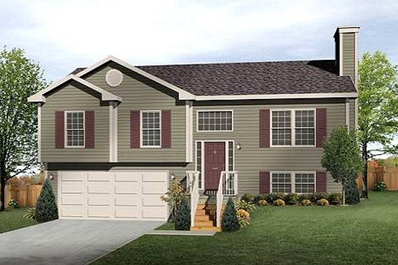 Traditional Style House Plan - 3 Beds 2 Baths 1207 Sq/Ft Plan #22-537