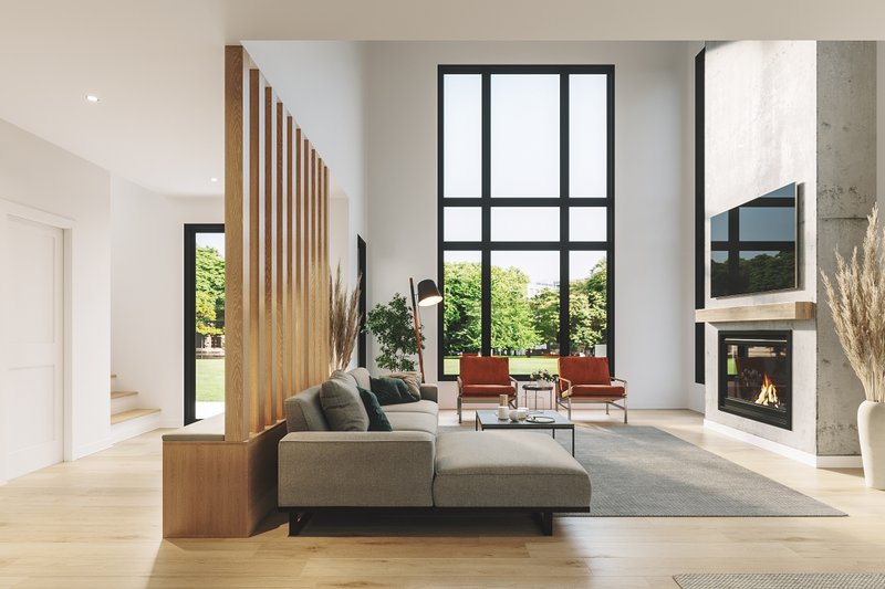 House Plan Design - Interior - Family Room 1 for Contemporary House Plan #23-2761 - 3 bed, 2.5 bath