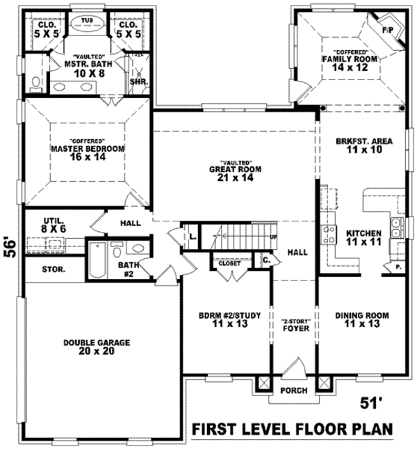 European Floor Plan - Main Floor Plan #81-965