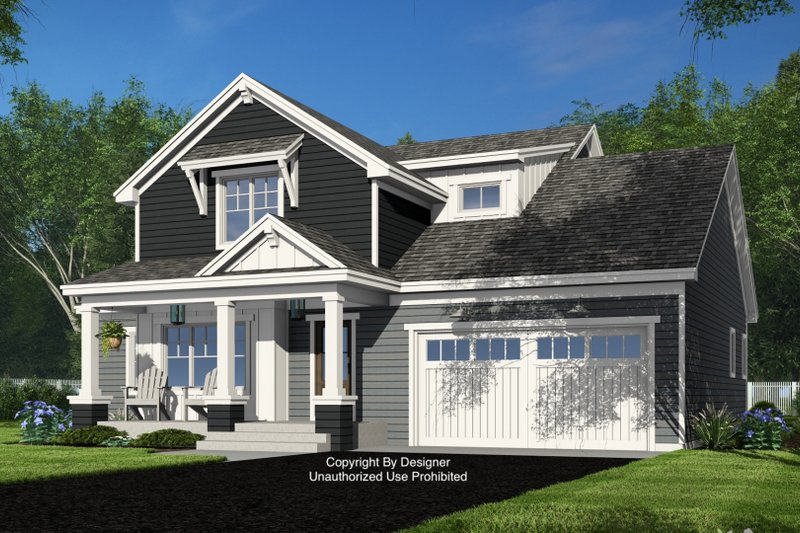 Dream House Plan - Exterior - Front Elevation 5 for Craftsman House Plan #51-1362 - 4 bed, 3.5 bath