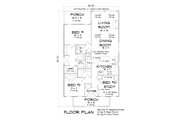 Cottage Style House Plan - 3 Beds 2 Baths 1563 Sq/Ft Plan #513-2197 