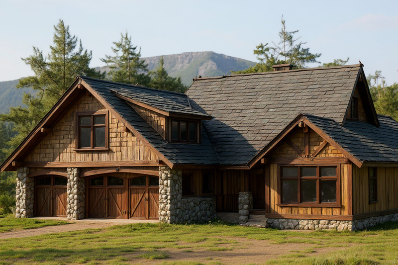 Craftsman Style House Plan - 3 Beds 2.5 Baths 2108 Sq/Ft Plan #921-21 Exterior