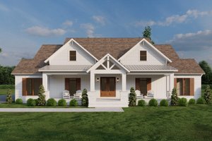 Farmhouse Exterior - Front Elevation Plan #923-417