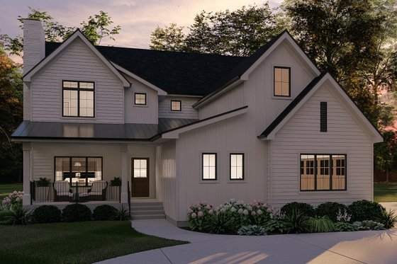 Exterior - Other Elevation for Farmhouse House Plan #455-679 - 5 bed, 2.5 bath