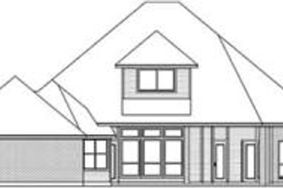 Exterior - Rear Elevation for Traditional House Plan #84-172 - 4 bed, 3 bath