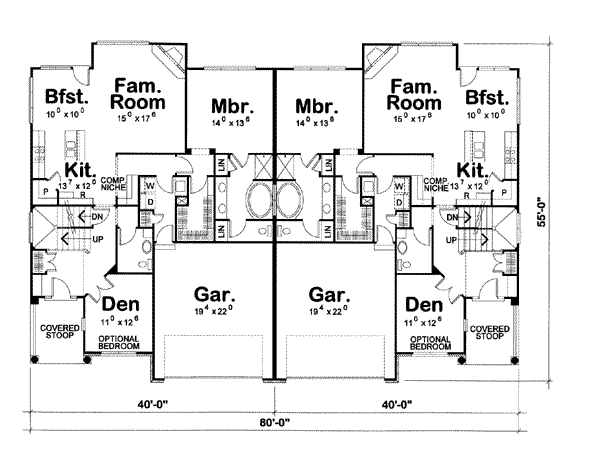 House Design - Cottage Floor Plan - Main Floor Plan #20-1351