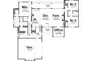 Farmhouse Style House Plan - 3 Beds 3.5 Baths 2652 Sq/Ft Plan #455-264 