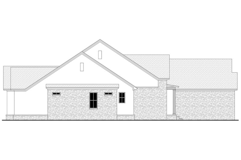 House Plan Design - Exterior - Other Elevation 1 for Farmhouse House Plan #430-291 - 4 bed, 3.5 bath