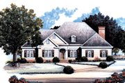 Country Style House Plan - 3 Beds 2.5 Baths 2077 Sq/Ft Plan #429-25 