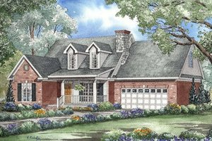 Traditional Exterior - Front Elevation Plan #17-2002