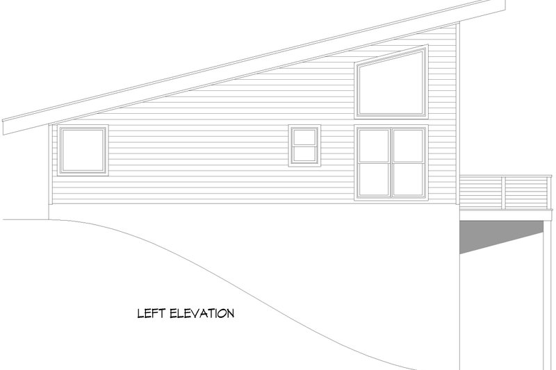 House Plan Design - Exterior - Other Elevation for Contemporary House Plan #932-999 - 1 bed, 1 bath