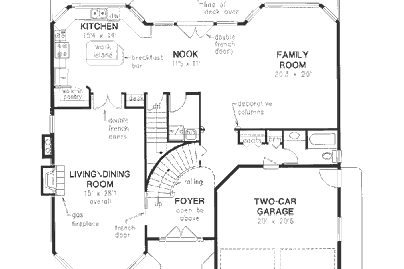 Dream House Plan - Photo 3 for Traditional House Plan #18-9127 - 4 bed, 3 bath