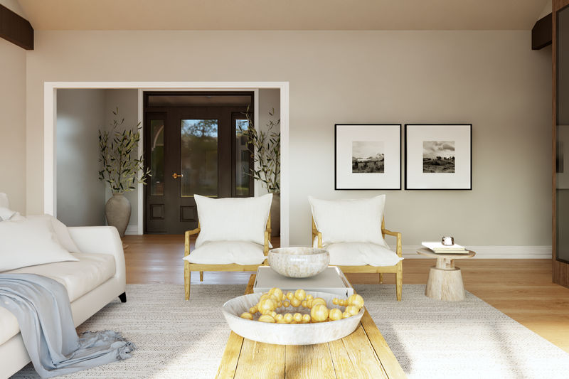 Home Plan - Interior - Family Room 1 for Farmhouse House Plan #1064-123 - 2 bed, 2 bath