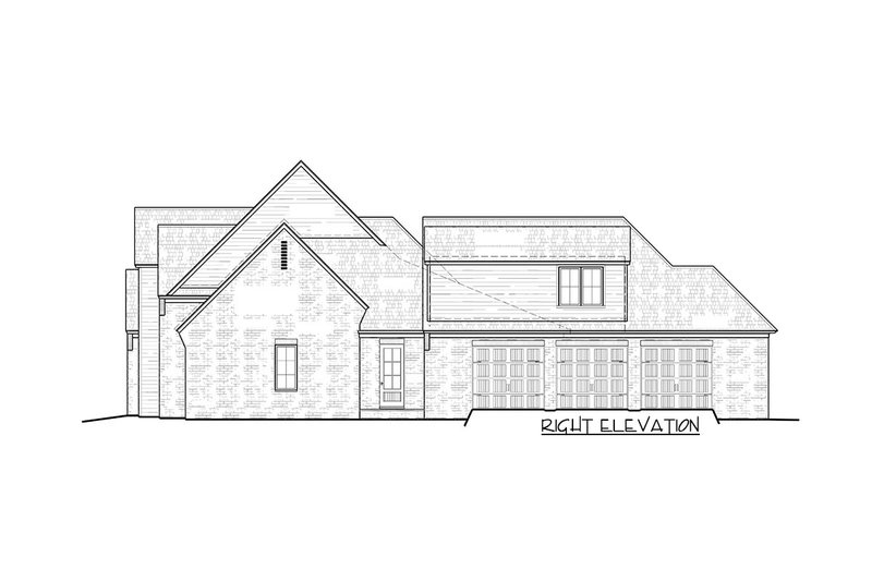 Dream House Plan - Exterior - Other Elevation 3 for Traditional House Plan #1081-6 - 4 bed, 3.5 bath