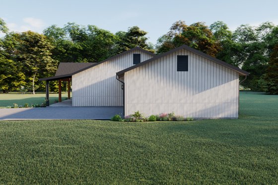 Exterior - Other Elevation 2 for Farmhouse House Plan #1092-13 - 3 bed, 2 bath