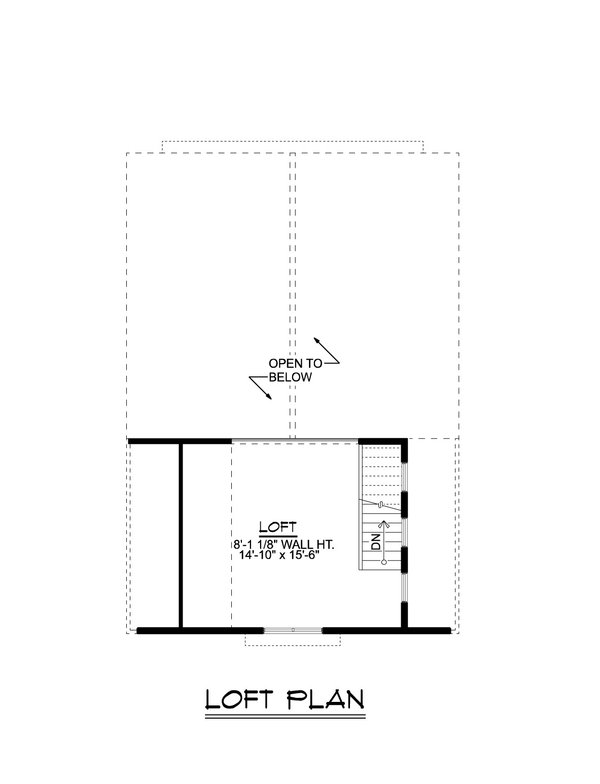 Architectural House Design - Beach Floor Plan - Upper Floor Plan #1064-26