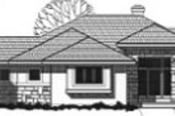 Exterior - Front Elevation for Traditional House Plan #67-815 - 4 bed, 3 bath