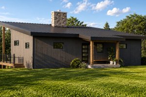 Architectural House Design - Exterior - Front Elevation for Contemporary House Plan #1064-490 - 2 bed, 2.5 bath
