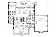 Southern Style House Plan - 3 Beds 4.5 Baths 3544 Sq/Ft Plan #938-93 