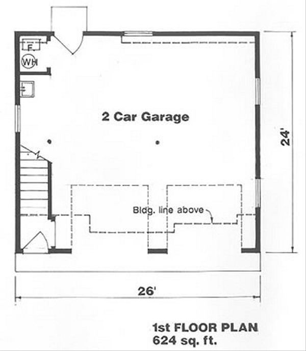 Farmhouse Floor Plan - Main Floor Plan #116-129