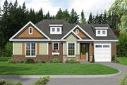 Craftsman Style House Plan - 2 Beds 2 Baths 1228 Sq/Ft Plan #932-26 