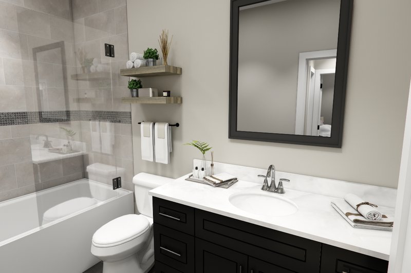 House Design - Interior - Bathroom 1 for Bungalow House Plan #51-1402 - 3 bed, 2 bath