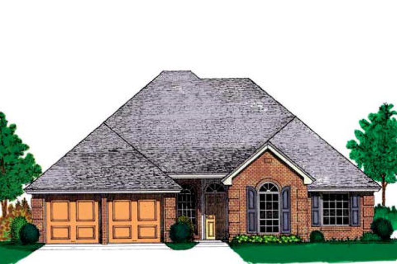 Dream House Plan - Traditional Exterior - Front Elevation Plan #310-905