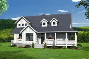 Country Exterior - Other Elevation Plan #932-33